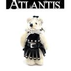 Yahoo! Yahoo!ショッピング(ヤフー ショッピング)プラダ PRADA ベア チャーム キーリング キーホルダー レザー ホワイト×ブラック