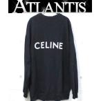  не использовался Celine CELINE задний Logo принт большой размер кардиган size XS чёрный 