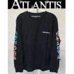 CHROME HEARTS Гиндза магазин Chrome Hearts PPO american флаг принт long T длинный рукав мужской size:XL чёрный 