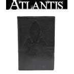 CHROME HEARTS Гиндза магазин Chrome Hearts in voice имеется LS NOTEPAD Agenda flair колено Note покрытие обложка для записной книжки мужской кожа SV925 чёрный 100298