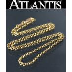 CHROME HEARTS Гиндза магазин Chrome Hearts 22K roll цепь колье мужской 18 дюймовый Gold 101607