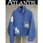 ERL Гиндза магазин i-a-ru L 25AW мех жакет нашивка имеется size:L синий серия 102308