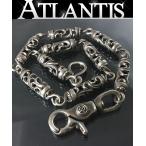 CHROME HEARTS Гиндза магазин Chrome Hearts SALE цветочный ролик цепочка для бумажника длинный 1 зажим мужской серебряный SV925 102893