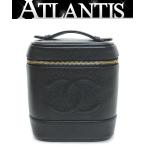 [ широкий хвост магазин ] Chanel CHANEL здесь Mark ручная сумочка vanity черная икра s gold чёрный G металлические принадлежности 7 номер шт. G есть [16369]