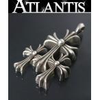 CHROME HEARTS Shinjuku магазин Chrome Hearts Triple Cross подвеска маленький очарование мужской серебряный SV925 30653