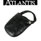 CHROME HEARTS Shinjuku магазин Chrome Hearts Cross patch phone сумка мужской серебряный SV925 чёрный 30983