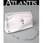 CHROME HEARTS Shinjuku магазин Chrome Hearts Thai колено CH Cross безопасность булавка плечо ручная сумочка кожа SV925 белый 30991