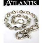 CHROME HEARTS Shinjuku магазин Chrome Hearts #2 1 зажим Cross мяч цепочка для бумажника Short мужской серебряный SV925 31144