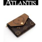 極美品 ルイヴィトン Louis Vuitton ポルトフォイユ ゾエ 三つ折りコンパクト財布 モノグラムジャイアントリバース M80725 【68503】
