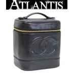  Chanel CHANEL здесь Mark косметичка ручная сумочка черная икра чёрный 6 номер шт. [72413]