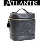  Chanel CHANEL здесь Mark косметичка ручная сумочка черная икра чёрный 6 номер шт. [72533]