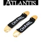  Chanel CHANEL браслет-фиксатор для рукавов чёрный × Gold [75061]