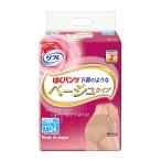 【送料無料・まとめ買い×4個セット】リブドゥ リフレ はくパンツ 下着のようなベージュタイプ Mサイズ 24枚入