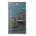 【送料無料・まとめ買い×10個セット】アラクス ピッタマスク PITTA MASK LARGE J グレー 3枚入 大人用 マスク ラージサイズ