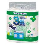 (送料無料)カミ商事 エルモア ピコ 3倍巻 4ロール ダブル2枚重ね 75M トイレットペーパー 1個