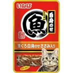 Yahoo! Yahoo!ショッピング(ヤフー ショッピング)【送料無料】いなば マルウオ 白身のせ パウチ まぐろ白身のせささみ入り ゼリータイプ 40g 1個