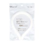 ショッピングクールネックリング 【×2個 メール便送料無料】KK物産 Heart Mark クールネックリング ホワイト 極細 ML