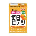 【×10個セット 送料無料】江崎グリコ 毎日ビテツ オレンジ 100mL 栄養機能食品