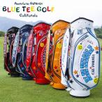 ショッピングエナメル ブルーティーゴルフ エナメル CB-005 カート キャディバッグ Blue Tee Golf ゴルフバッグ CB005