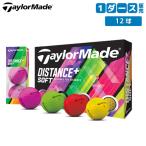 ショッピングゴルフボール テーラーメイド ゴルフ ディスタンス プラス ソフト ゴルフボール マルチカラー TaylorMade Distance+ soft multi 1ダース