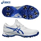 ショッピングアシックス 「送料無料」アシックス GEL-ACE PRO M BOA 1111A229 ゴルフシューズ ホワイト×アシックス ブルー(103)