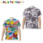 「送料無料」ブルーティー ゴルフ BTG-AMT003 ワッペンデザイン 半袖 モックネック シャツ