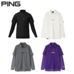 [決算セール特別価格]「送料無料/クリアランス」ピン ゴルフ PERFORMANCE 5260801 レイヤード ツインセット ポロシャツ