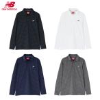 [ бесплатная доставка ] New balance 5269003 выше боковой down Logo окантовка рисунок обратная сторона ворсистый длинный рукав цвет рубашка-поло 