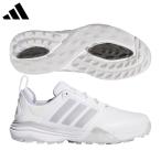アディダス アディパワー 26 ワイド ゴルフ OPJ09 スパイクレス ゴルフシューズ クラウドホワイト×シルバーメタリック×シルバー(JP8401)