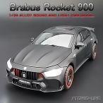 メルセデスベンツ Brabus Rocket 900 1/24 ミニカー 全4色 ライト点灯 エンジンサウンド 合金モデル AMG GT63 模型 ジオラマ
