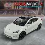  tesla MODEL Y 1/24 minicar all 5 color light lighting sound alloy model model geo llama 