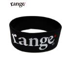 range ブレスレット 黒 range rubber bracelet Black レンジ/ フリーサイズ