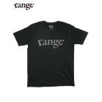 range LOGO Tシャツ ブラック/ブラック 定番ロゴ 半袖 黒/黒 半袖 logo s/s tee Black/Black レンジ メンズ レディース 男女兼用