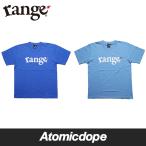 レンジ range LOGO Tシャツ ロイヤルブルー サックスブルー 定番ロゴ 半袖 青 水色 半袖 logo s/s tee RoyalBlue SaxBlue
