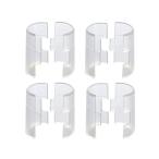 IHL-SLV4SC ルミナススチールラック シェルフ固定用クリアースリーブ 4組セットポール径25mm メーカー直送代引不可 爆買