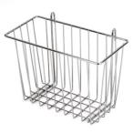 IHT-2010BS ルミナススチールラック ワイヤーバスケット 幅26×奥行12×高さ17cm ポール径19mm メーカー直送代引不可