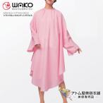 WAKO(wakou)No.3126 помятость помятость look разрезной платье рукав имеется [ cut черный scape Cross салон .. товар для бизнеса Pro любимый . ткань ]