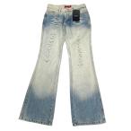  женский мода низ джинсы Denim повреждение обработка брюки оттенок голубого 81205