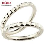 シンプルストレートプラチナリング