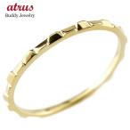 メンズ リング ピンキーリング 地金リング イエローゴールドk18 18金 極細 華奢 ストレート 男性用 送料無料 人気 セール SALE