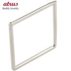 ピンキーリング リング スクエア ホワイトゴールドk10 10金 宝石なし 地金リング 指輪 四角 ホーニング 送料無料 セール SALE