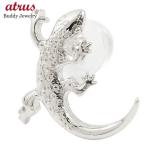  серебряный .. серьги мужской одна сторона уголок sv925 ящерица или . Lizard металлы First серьги модный популярный бесплатная доставка распродажа sale