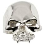 ショッピングスカル シルバー リング 髑髏 スカル ドクロ 幅広 太め sv925 指輪 地金 シンプル ピンキーリング 人気 おしゃれ 男女兼用 送料無料 セール SALE