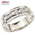 プラチナ 指輪 メンズ リング pt900 シンプル ダイヤモンド ダイヤ エンゲージリング 幅広 ピンキーリング 宝石 男性 人気 ストレート 送料無料 セール 爆買