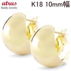 18 золотой обруч серьги месяц . серьги ширина 10 мм Gold 18k широкий пара обруч кольцо месяц форма три день месяц простой модный популярный для мужчин и женщин .... бесплатная доставка распродажа SALE