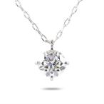 プラチナ ネックレス ラボグロウンダイヤモンド 一粒 大粒 合成ダイヤモンド 0.5ct pt900 pt850 ペンダントトップ スライドチェーン 送料無料 セール 爆買