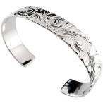 Yahoo! Yahoo!ショッピング(ヤフー ショッピング)ハワイアンジュエリー ブレスレット メンズ バングル 太め  シルバー925 SV925 SV シルバー 男性用 送料無料 人気 セール sale