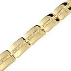 ブレスレット k18 18金  メンズ 18金 ジュエリー ダイヤモンド ダイヤ 0.30ct イエ ...