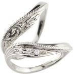 結婚指輪 ハワイアンジュエリー ペアリング ペア ダイヤモンド プラチナ マリッジリング 結婚式 ダイヤ ストレート カップル 送料無料 セール SALE