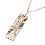 ネックレス ダイヤモンド ハワイアン クロス トップ ペンダント ピンクゴールドk18 18k 18金 十字架 人気 ダイヤ プレゼント 女性 送料無料 セール SALE